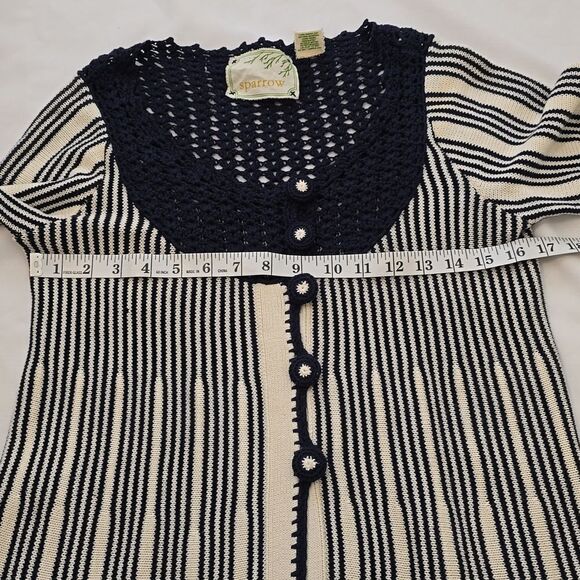 Anthropologie Sparrow Women's Sweater Long Sleeve Cardigan Oversized Sma… - Picture 6 of 10